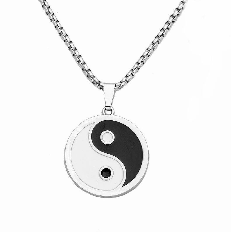 2020 Stainless Steel Taiji Pendant Necklace for Men