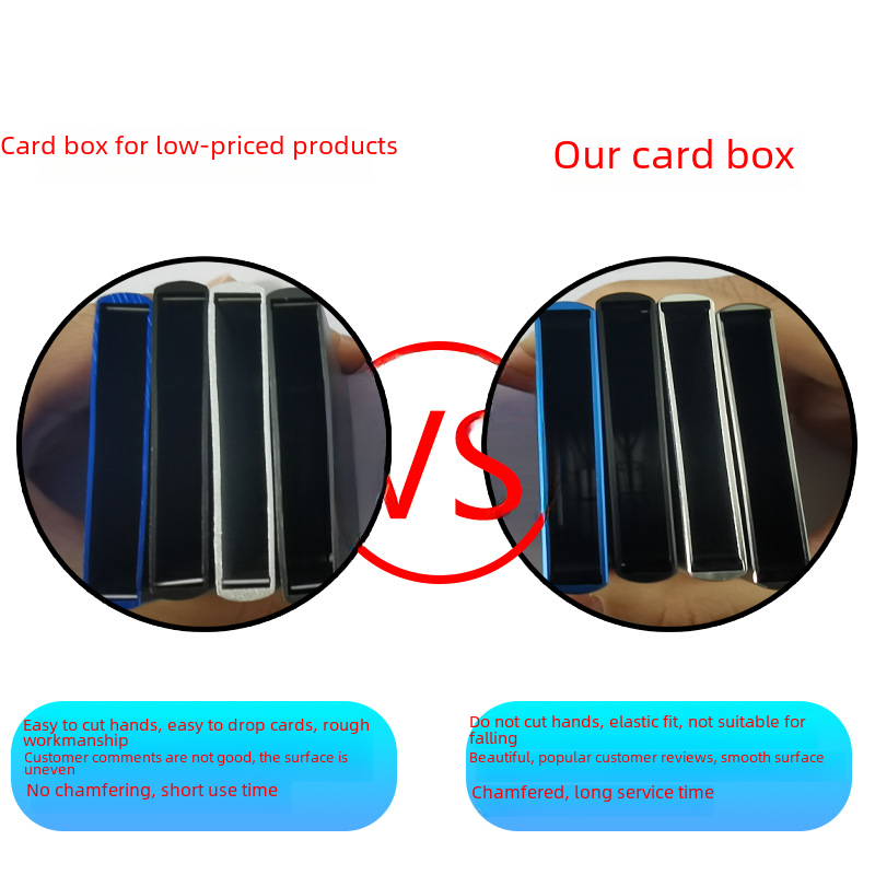 RFID Aluminum Card Holder — Pop-Up Access, Anti-Magnetic