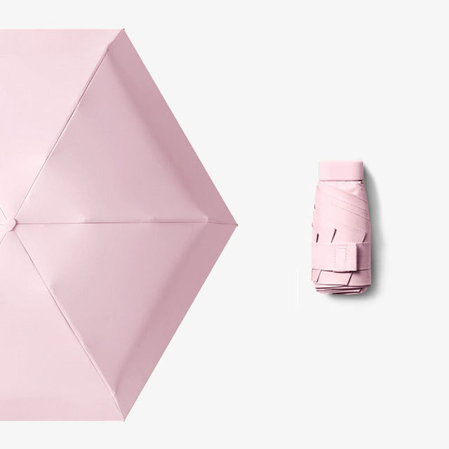 Mini Folding UV Sunshade Umbrella for Women