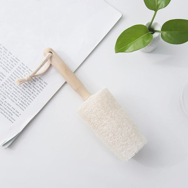 Loofah Cup Brush — Natural, Eco-Friendly, Gets Bottles Spotless