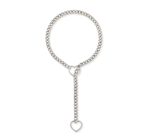 Heart Slip Chain Necklace — Adjustable Style That Goes With Everything