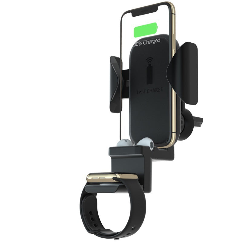 3-in-1 Wireless Charging Station — Phone, Watch, and Earbuds All at Once