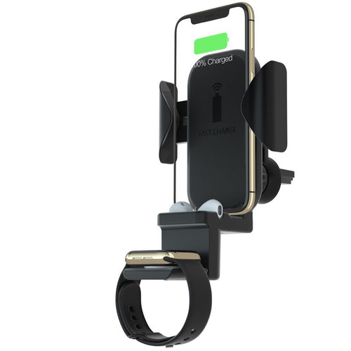 3-in-1 Wireless Charging Station — Phone, Watch, and Earbuds All at Once
