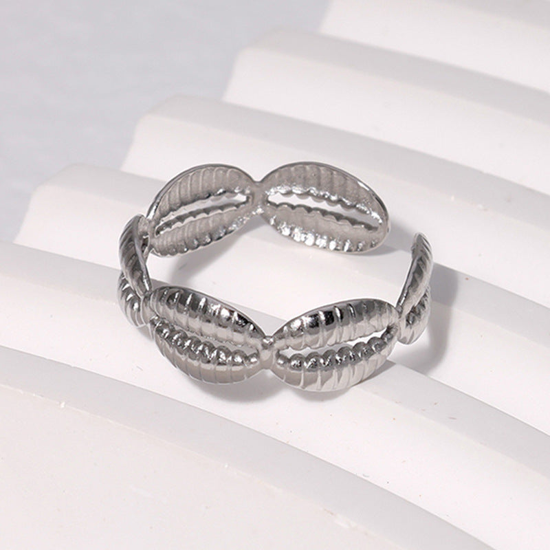 Adjustable Stainless Steel Ring for Women